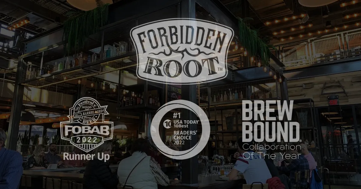 Forbidden Root Restaurant & Brewery logo