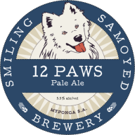 Smiling Samoyed logo