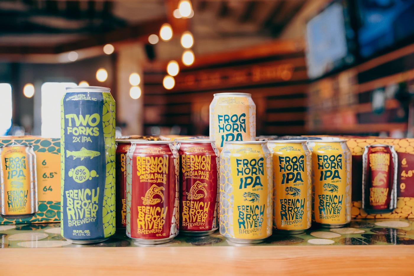 Frog Horn IPA by French Broad River Brewing Co