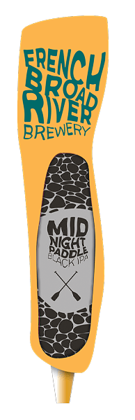 Midnight Paddle Black IPA by French Broad River Brewing Co