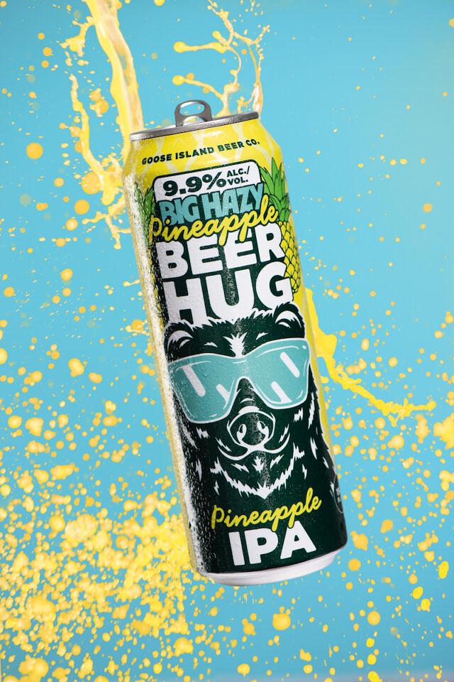 Big Hazy Pineapple Beer Hug by Goose Island Brewpub