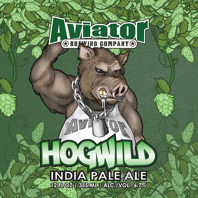 HOGWILD IPA by Aviator Brewing Company