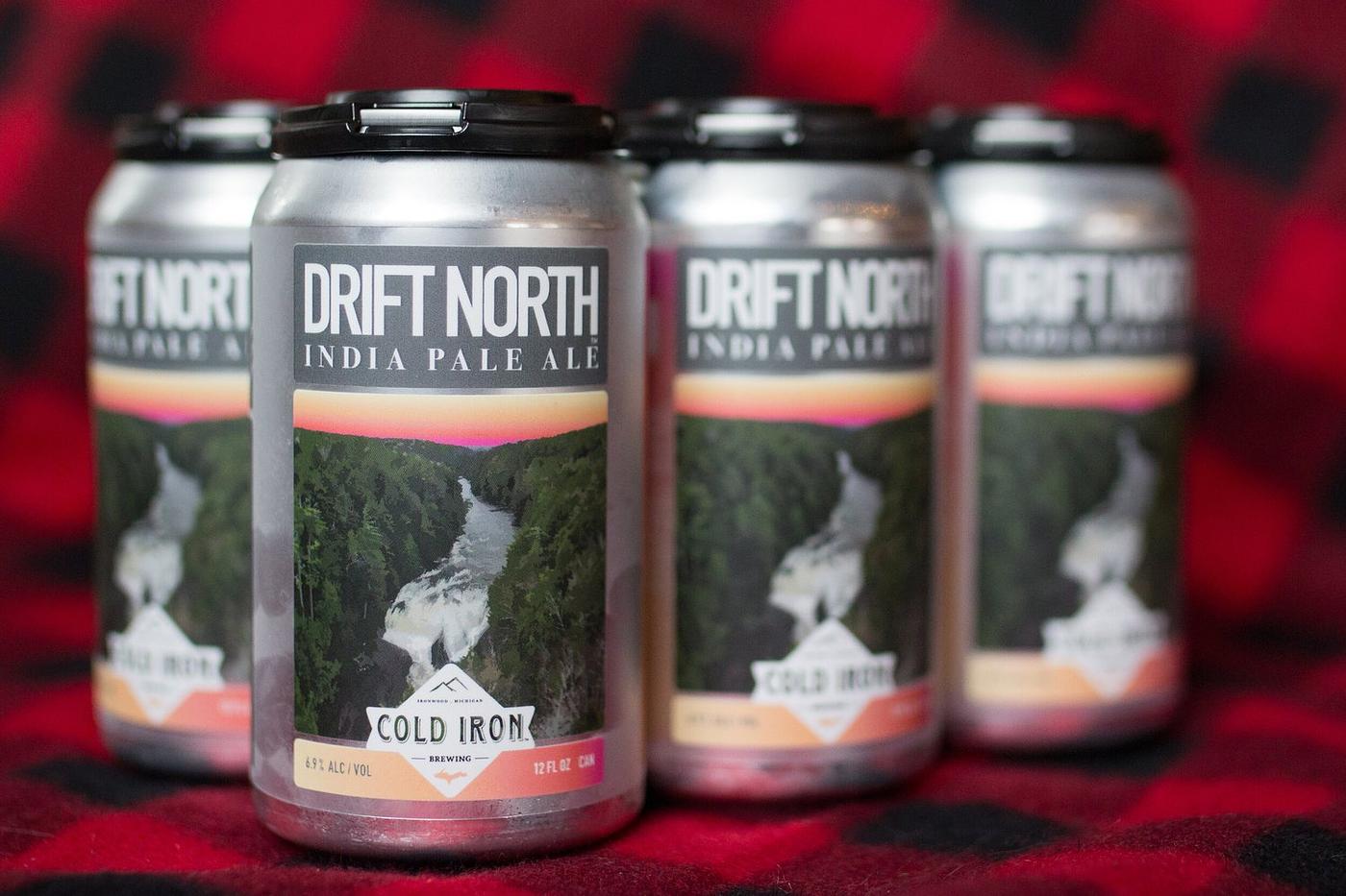 Drift North IPA by Cold Iron Brewing