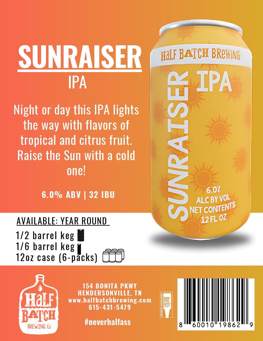 Sunraiser by Half Batch Brewing