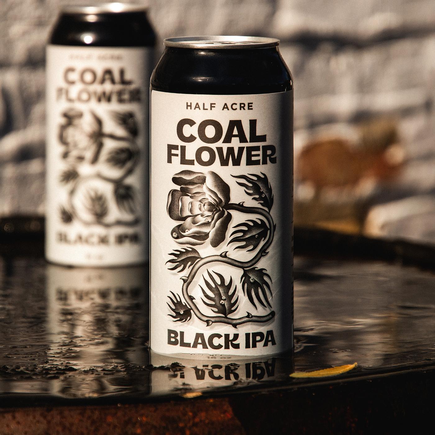 Coal Flower Black IPA by Half Acre Beer Co