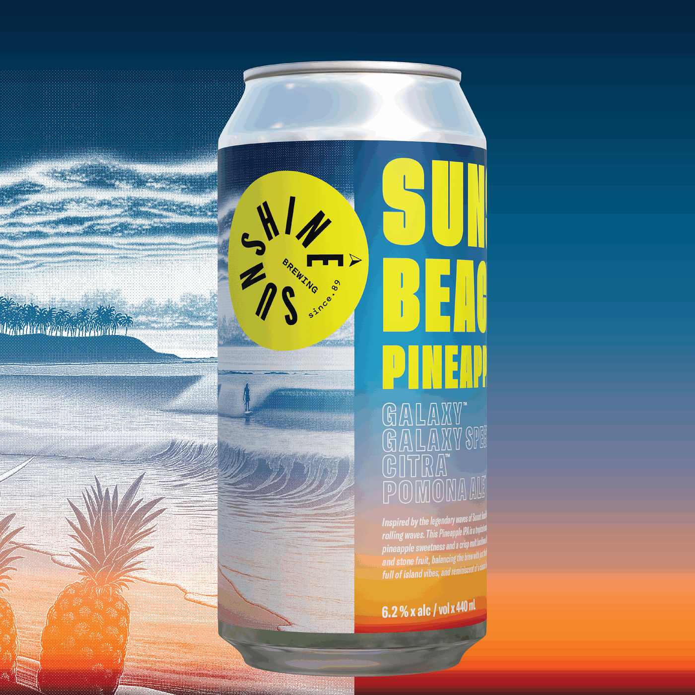 Subaquatic Domicile Pineapple IPA by Hearthstone Brewery