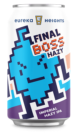 Final Boss Hazy Imperial by Eureka Heights Brewing Company