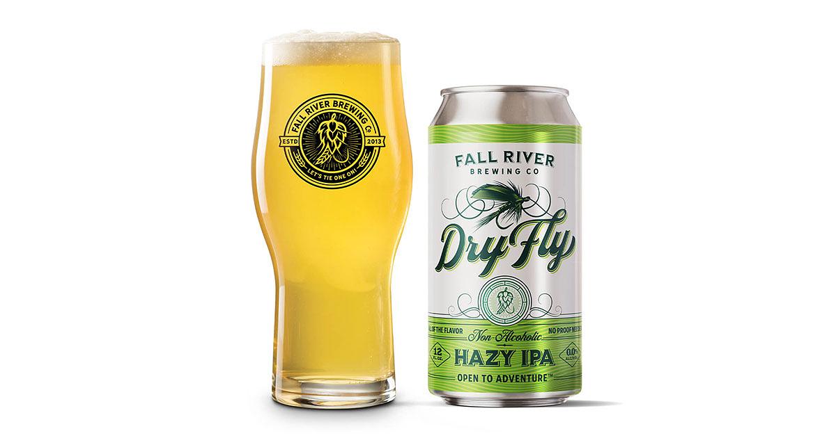 Dry Fly Hazy IPA by Fall River Brewing Company