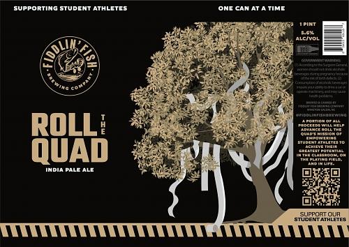 Roll The Quad IPA by Fiddlin' Fish Brewing Company