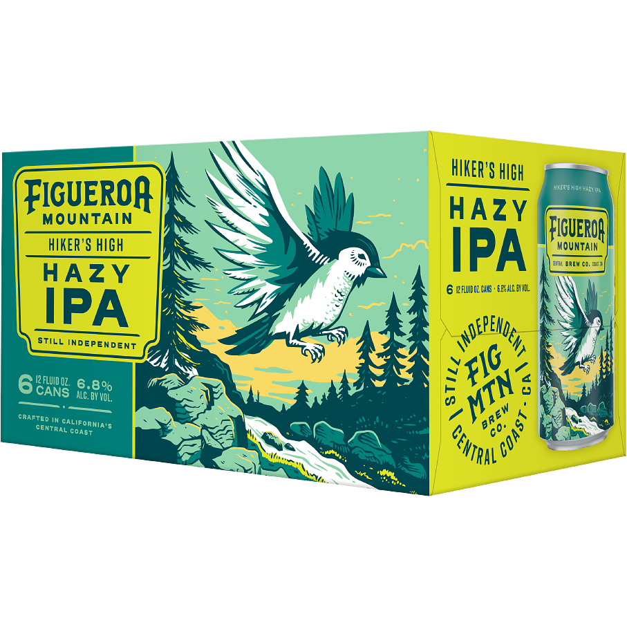 Hiker's High Hazy IPA by Figueroa Mountain Brewing - Santa Barbara