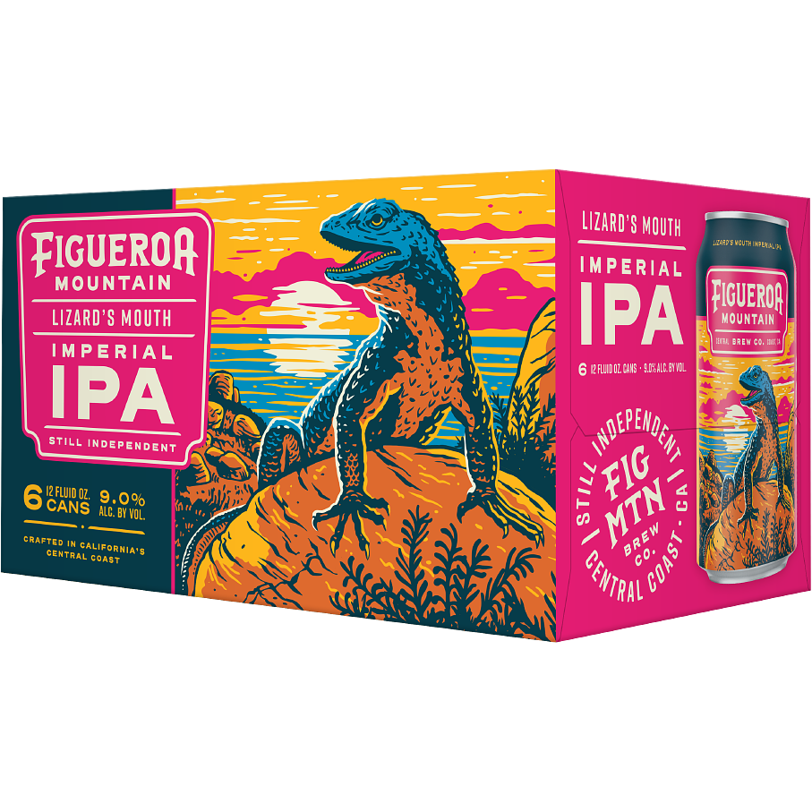 Lizard's Mouth Imperial IPA by Figueroa Mountain Brewing - Westlake Village