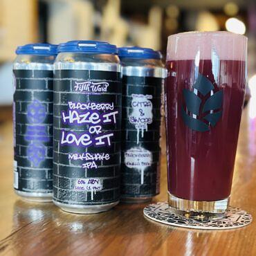 Blackberry Haze It or Love It by Fifth Ward Brewing Company