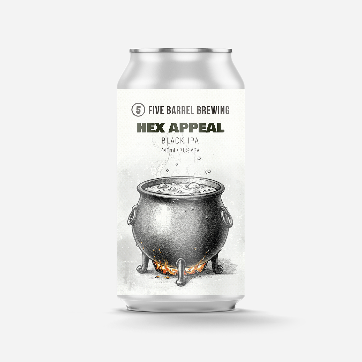 Hex Appeal Black IPA by Five Barrel Brewing
