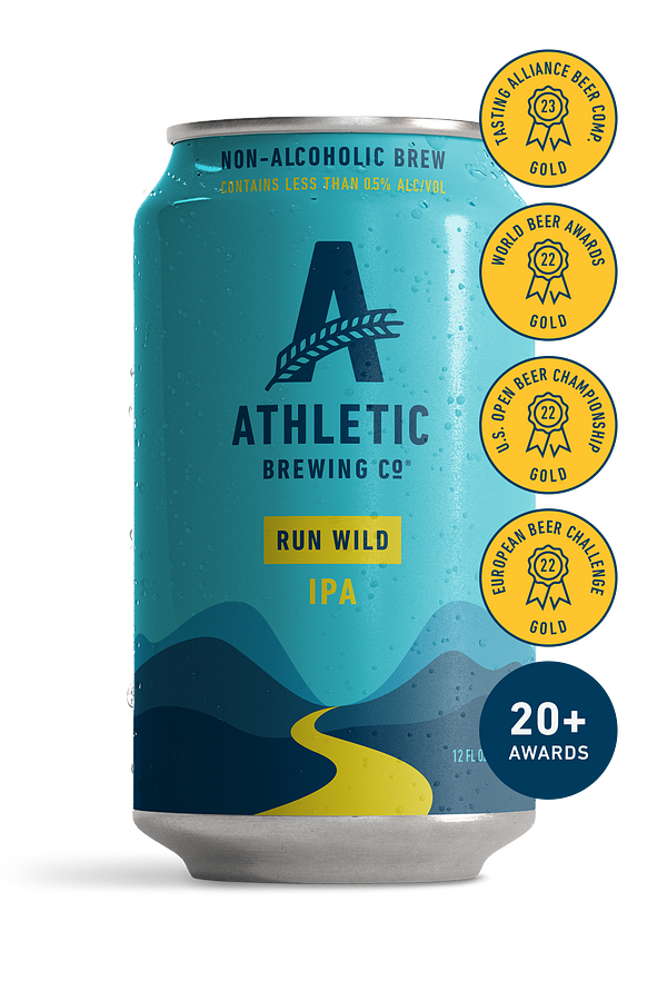 Athletic Brewing Run Wild West Coast IPA by Forward Brewing