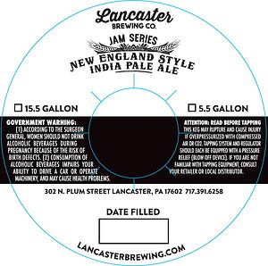 Jam Series #1 – Unfiltered & Dry Hopped IPA by Lancaster Brewing Co