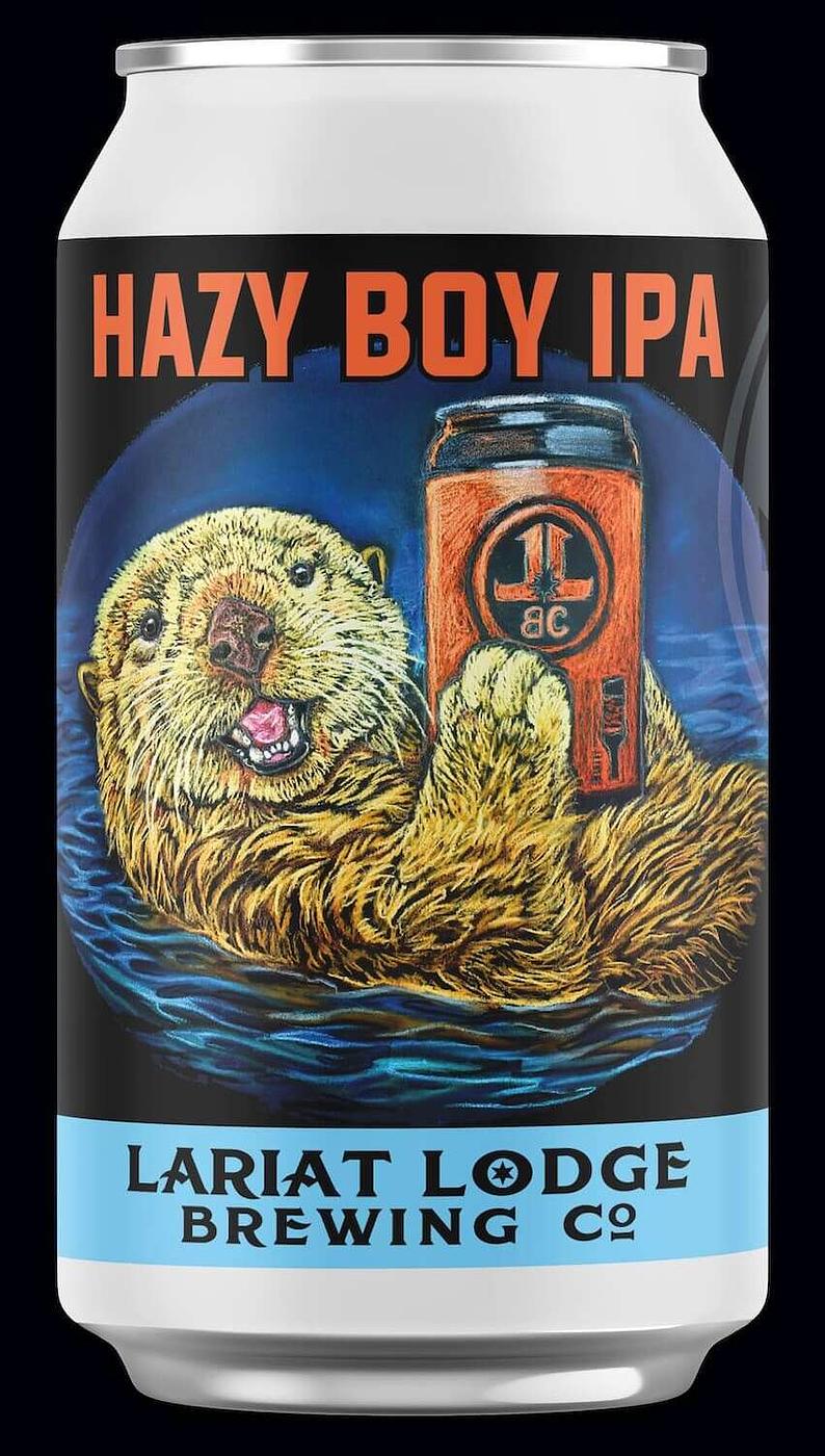 Hazy Boy IPA by Lariat Lodge Brewing