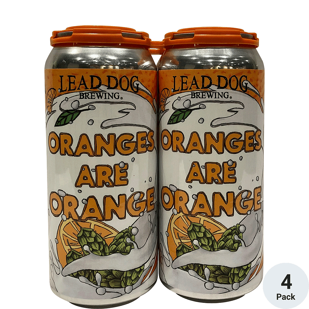 Oranges Are Orange IPA by Lead Dog Brewing