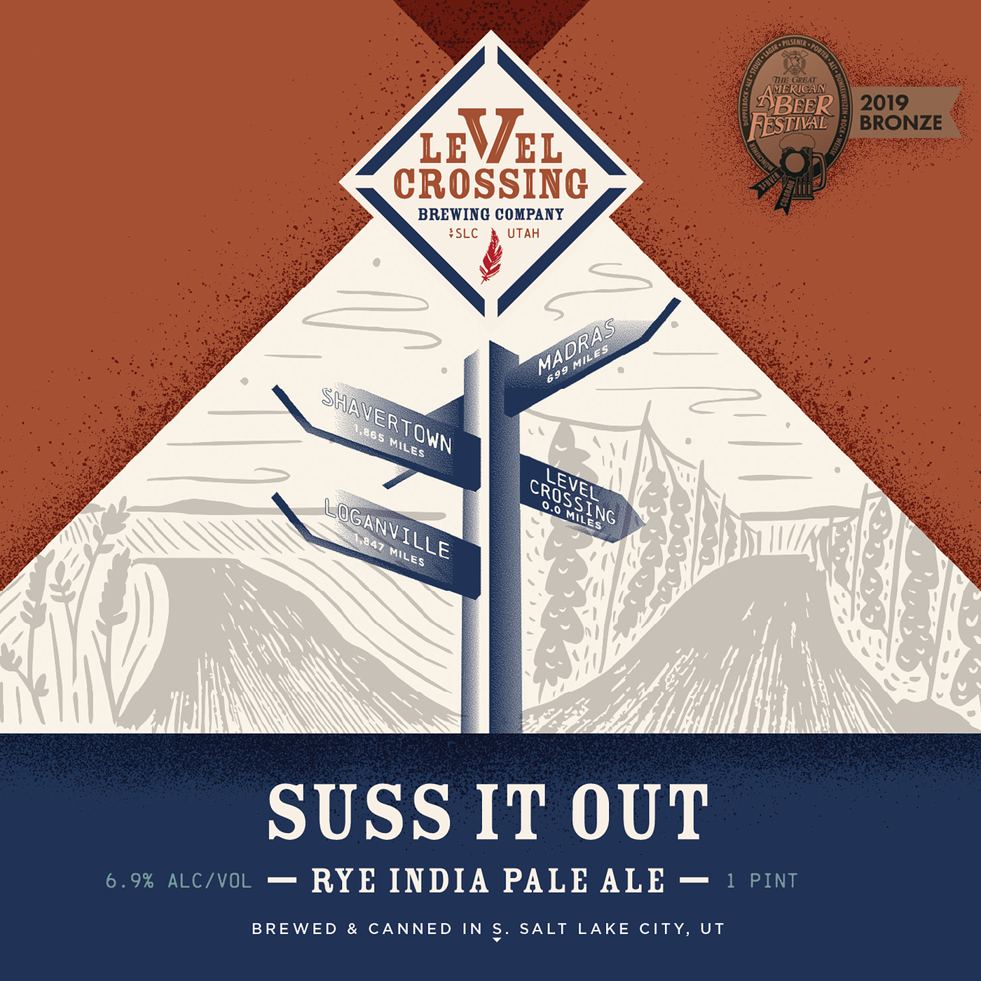 Suss it Out by Level Crossing Brewing Company