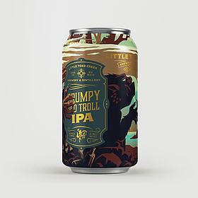 Grumpy Old Troll IPA by Little Toad Creek Brewery & Distillery