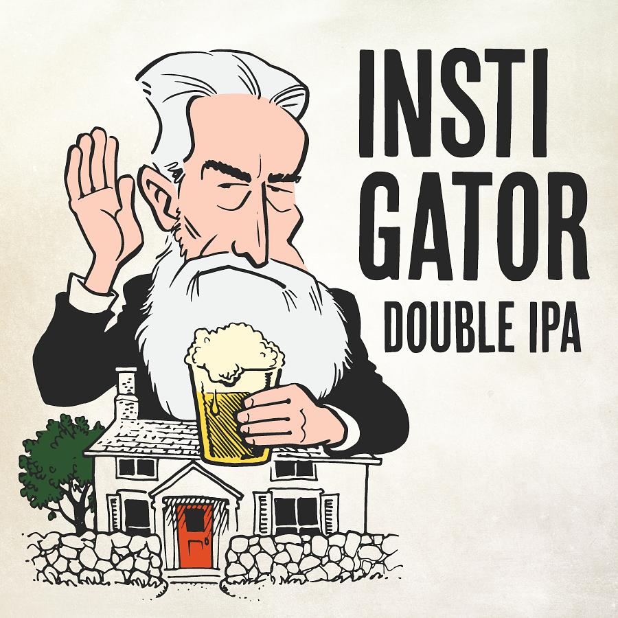 Instigator Double IPA by Lock 15 Brewing Co