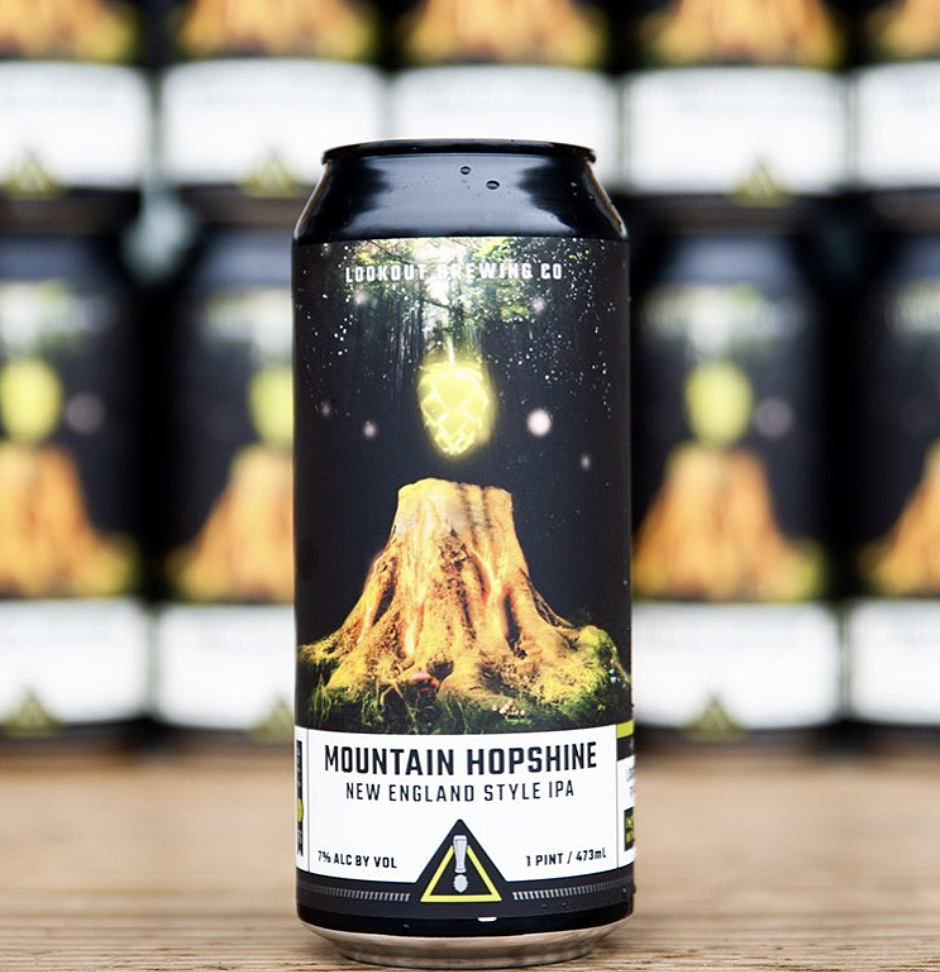 Mountain Hopshine IPA by Lookout Brewing Company