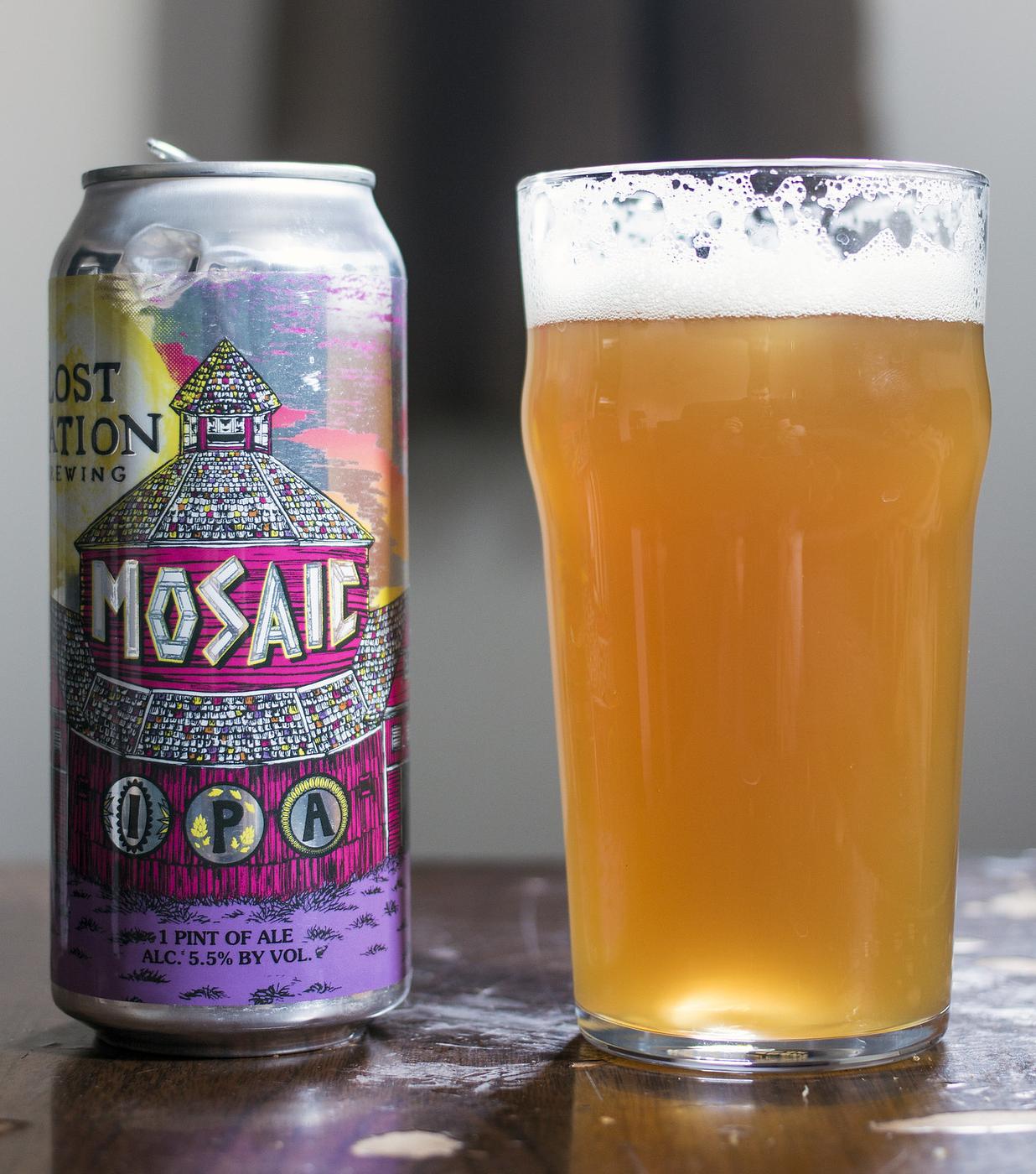 Mosaic IPA by Lost Nation Brewing
