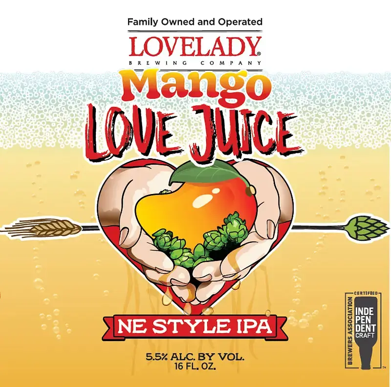 Mango Love Juice by Lovelady Brewing Company