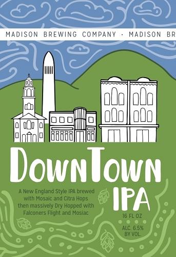 DownTown IPA by Madison Brewing Co, Pub and Restaurant
