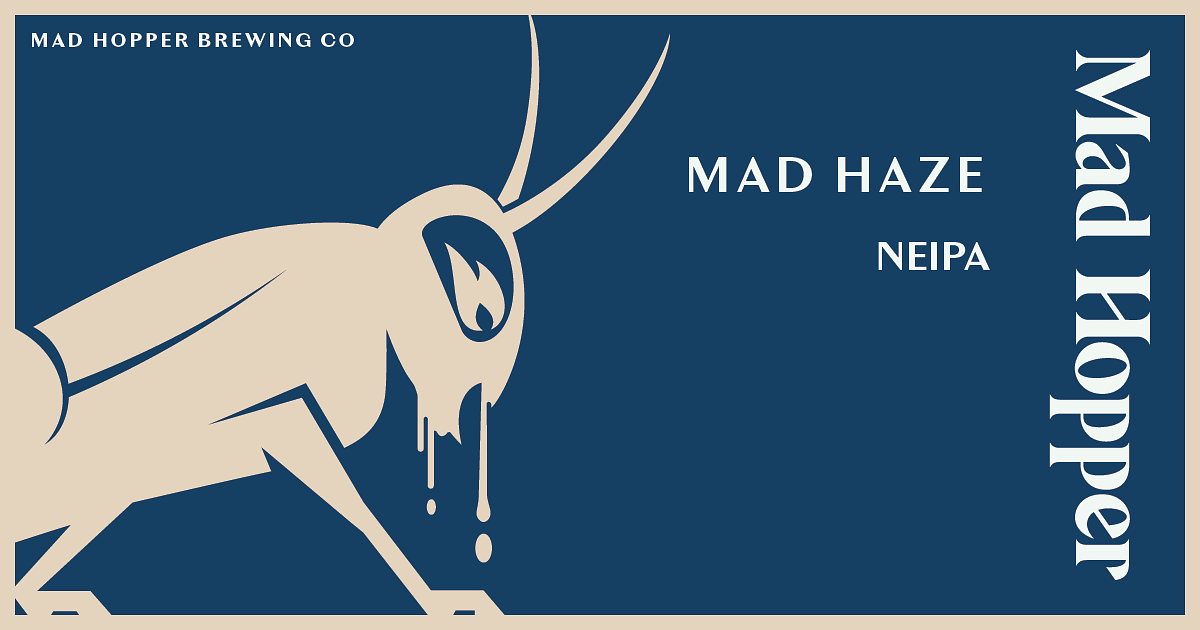 Mad Haze by Mad Hopper Brewing Company