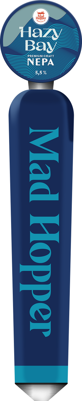 Hazy Bay by Mad Hopper Brewing Company