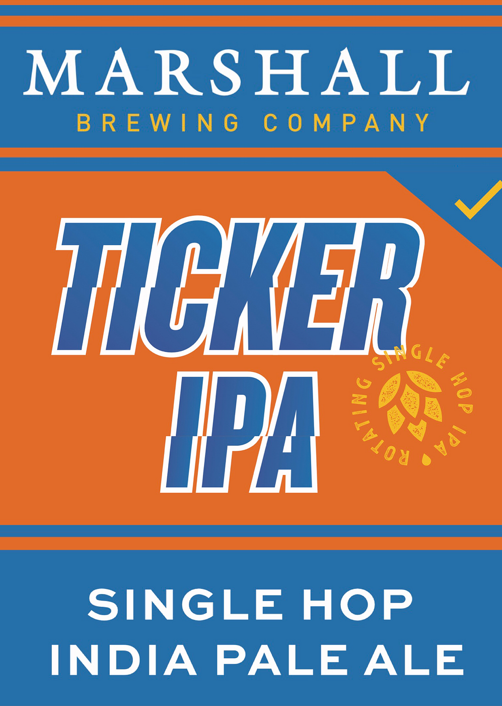 Ticker IPA by Marshall Brewing Co, LLC
