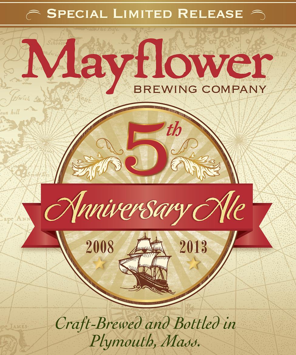 5th Year Anniversary Ale by Mayflower Brewing Co