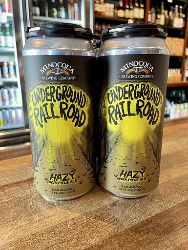 Underground Railroad Hazy IPA by Minocqua Brewing Co