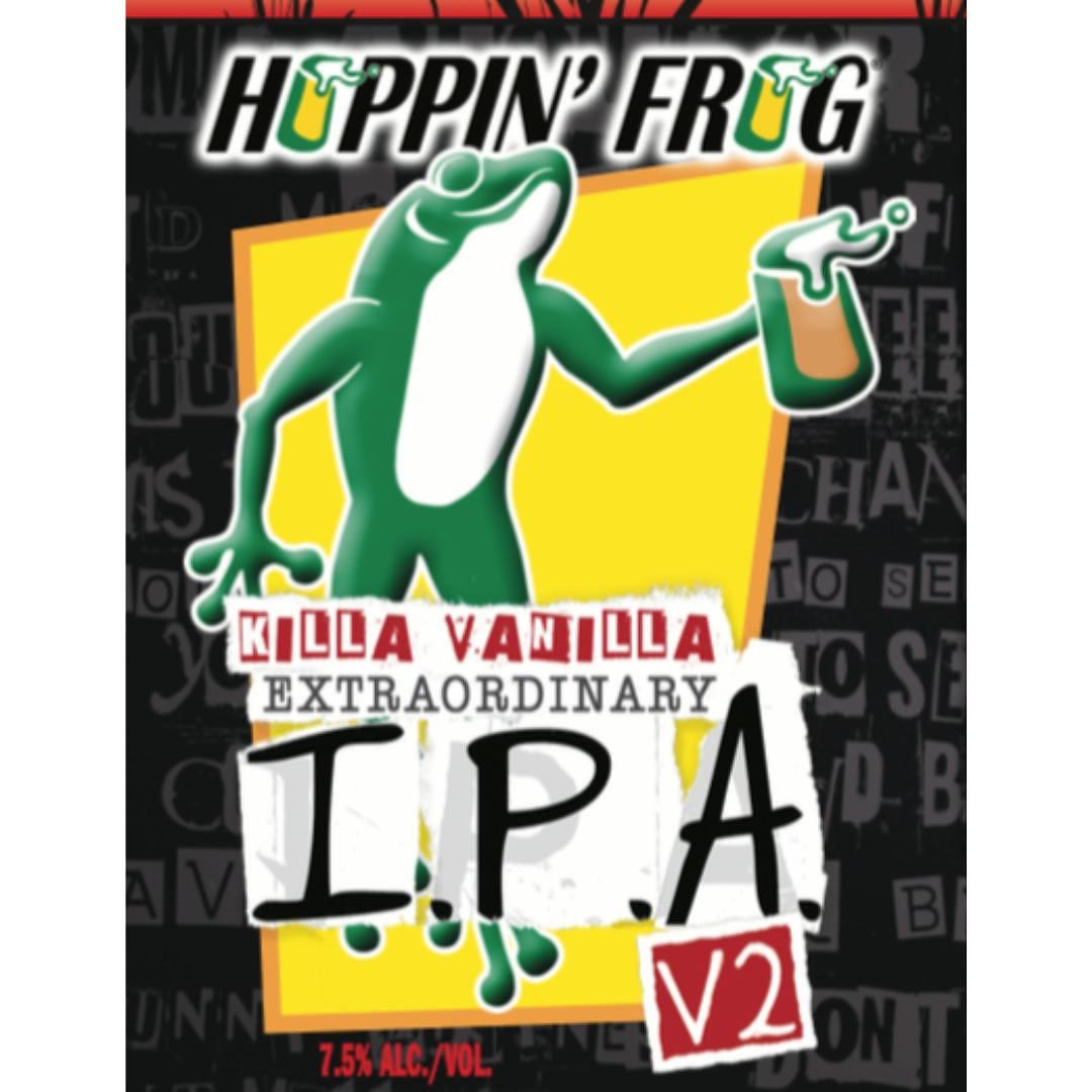 Killa Vanilla Extraordinary IPA V2 by Hoppin' Frog Brewing Co