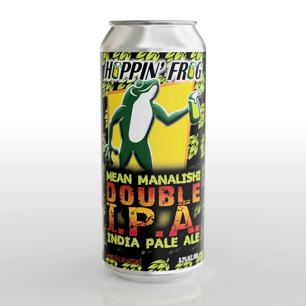 Mean Manalishi Double IPA by Hoppin' Frog Brewing Co