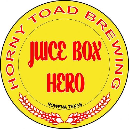 Juice Box Hero Hazy IPA by Horny Toad Brewing Co, LLC