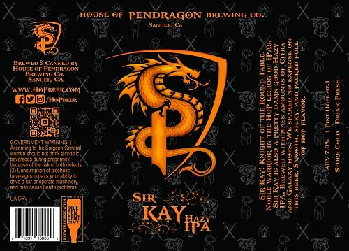 Sir Kay by House Of Pendragon Brewing Co