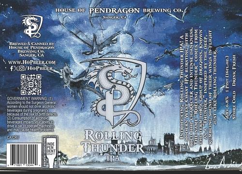 Rolling Thunder by House Of Pendragon Brewing Co