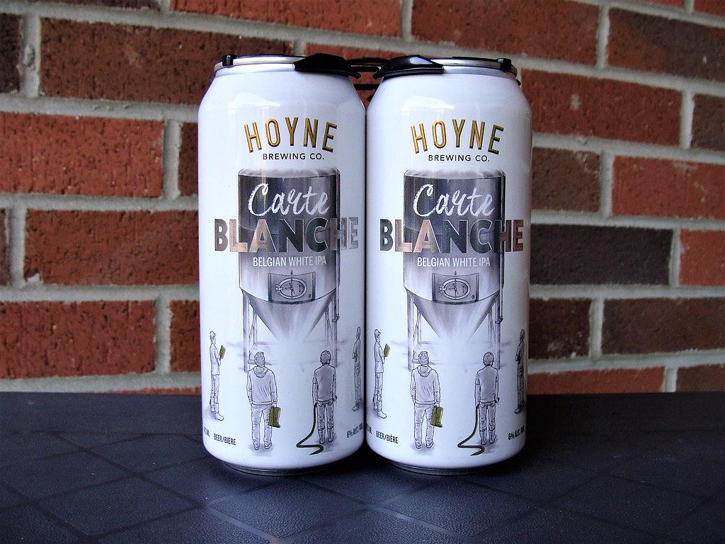 Carte Blanche Belgian White IPA by Hoyne Brewing Co.