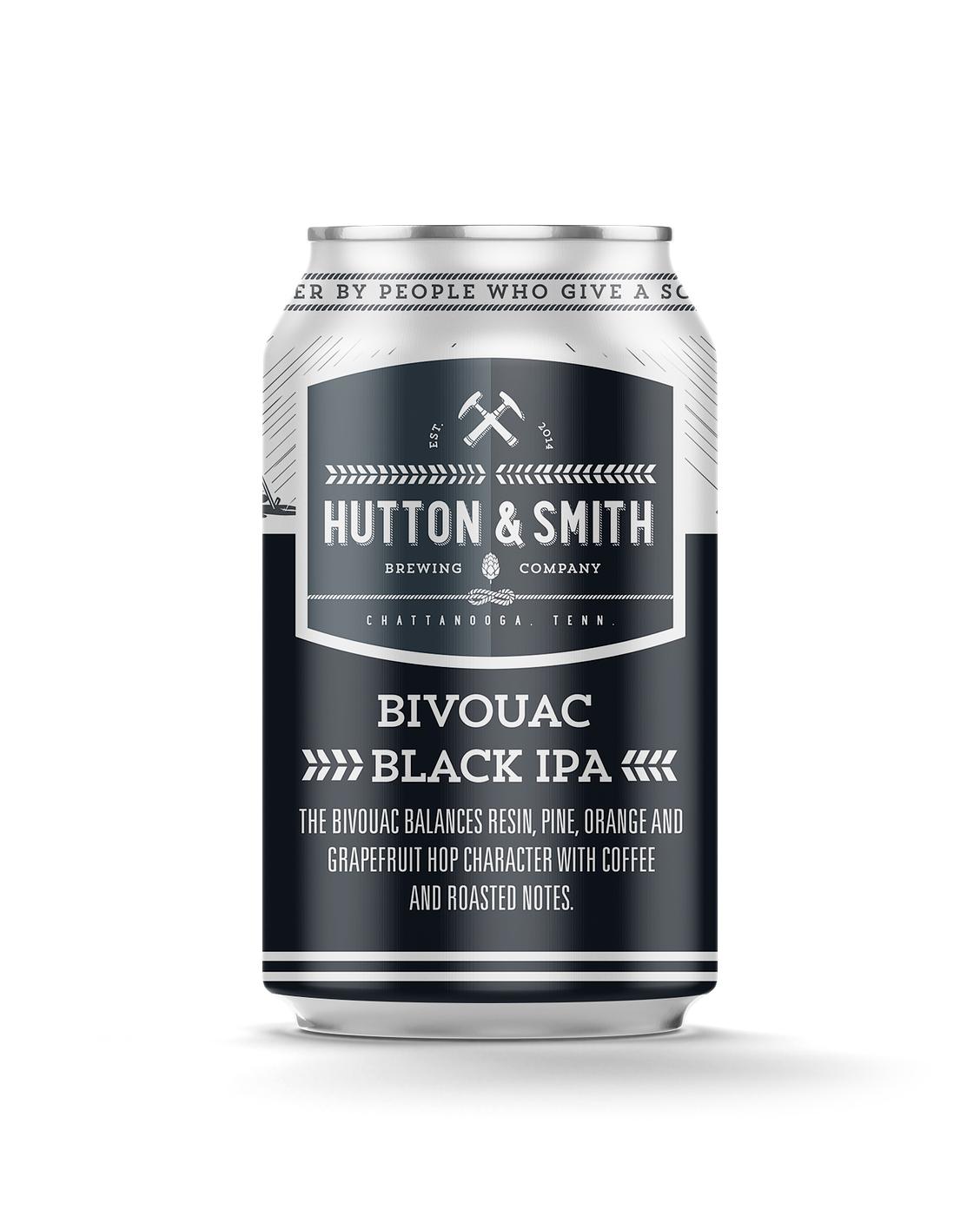 Bivouac Black IPA by Hutton & Smith Brewing Company