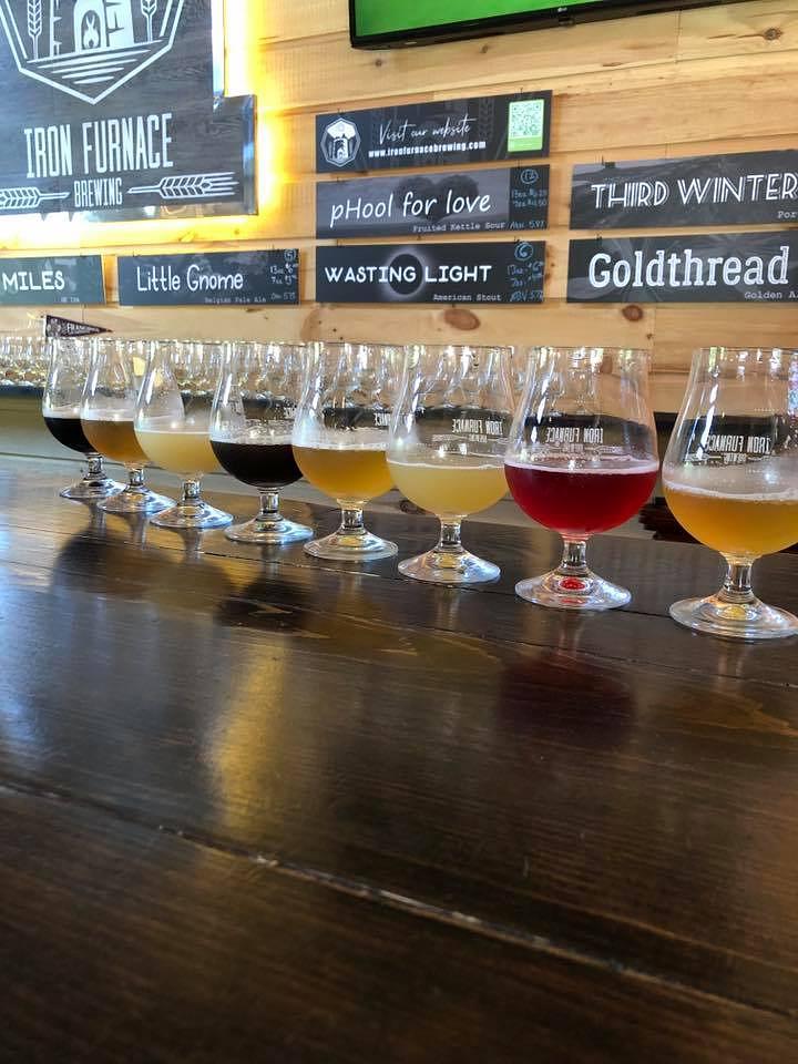 Golden SunDog NE Double IPA by Iron Furnace Brewing