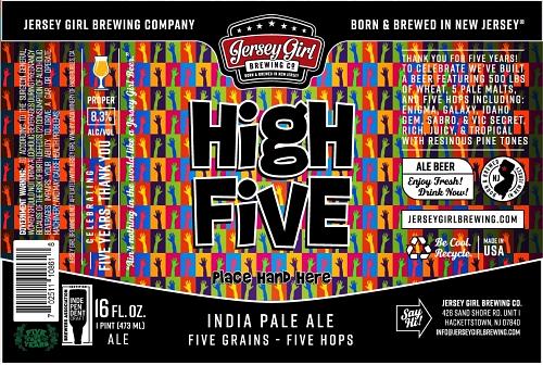High Five by Jersey Girl Brewing Company