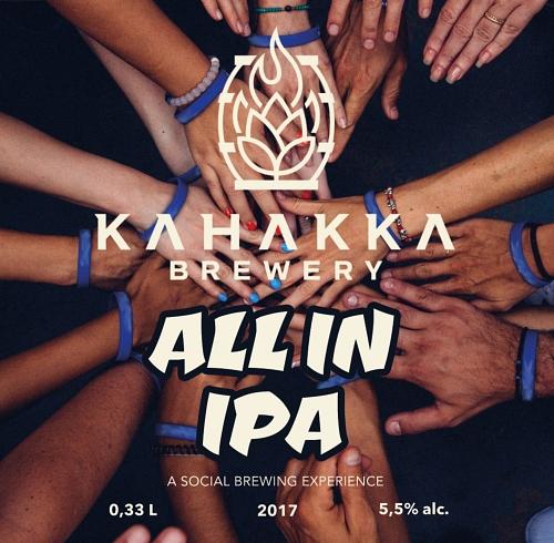 All in IPA by Kahakka Brewery