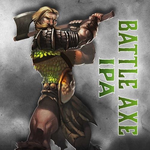 Battle Axe IPA by Kelsen Brewing Company