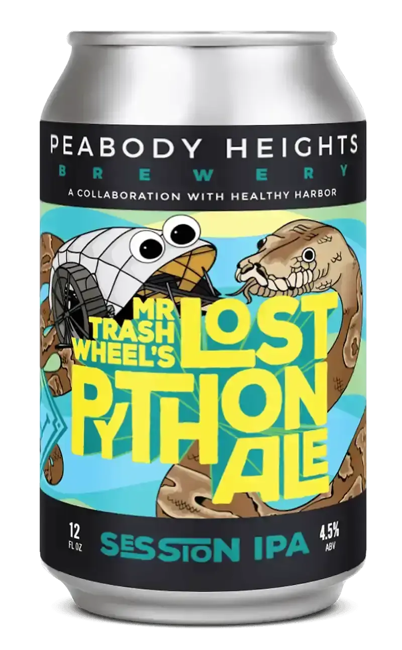 Mr. Trash Wheel's Lost Python Ale by Peabody Heights Brewery