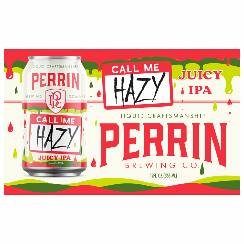 Call Me Hazy™, Juicy IPA by Perrin Brewing Company