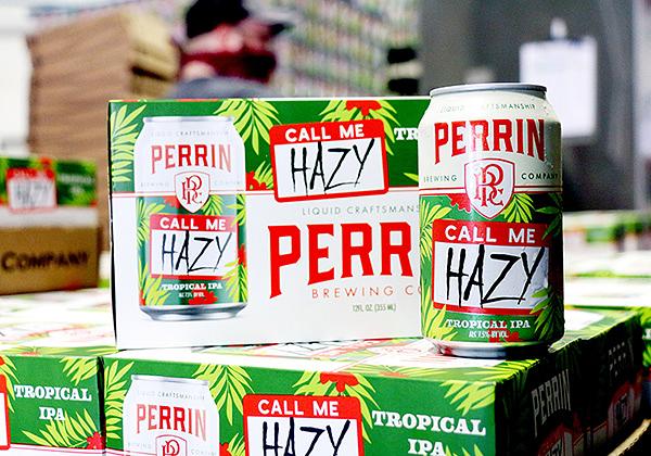 Call Me Hazy™, Tropical IPA by Perrin Brewing Company