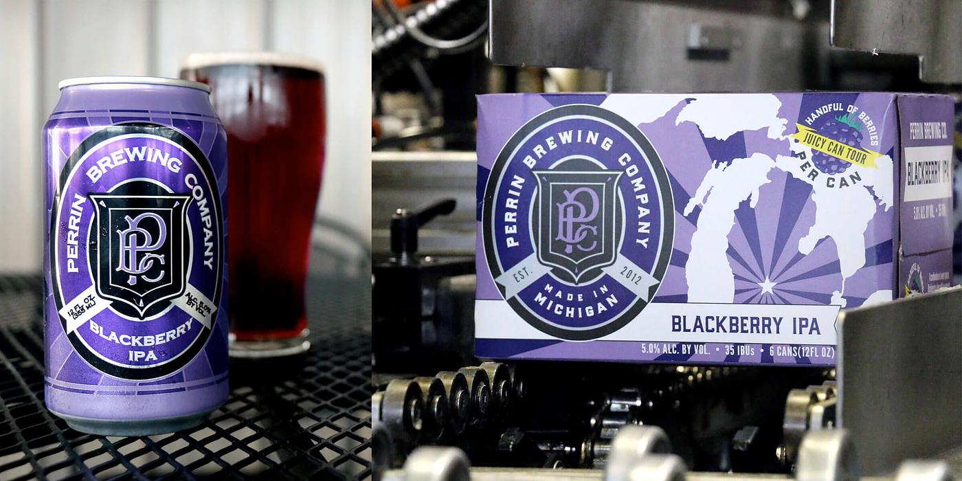 Blackberry IPA by Perrin Brewing Company