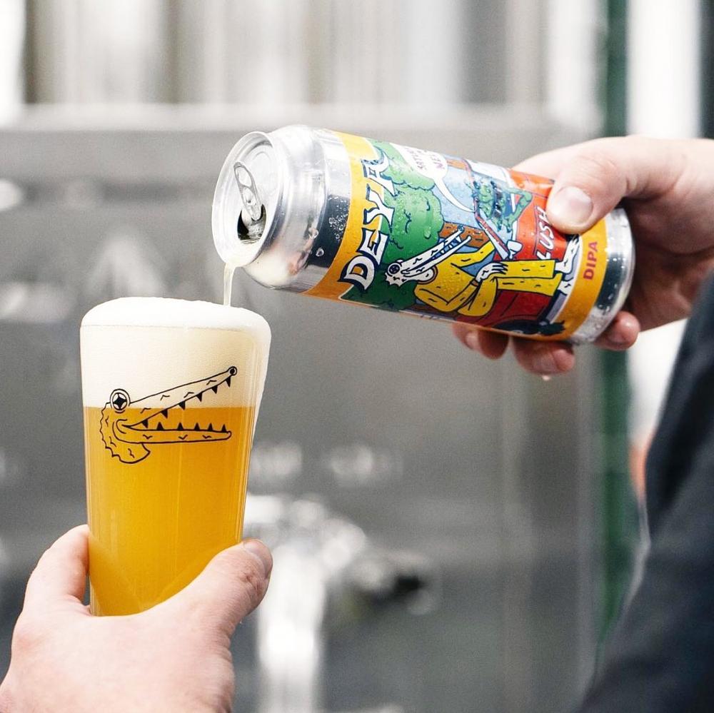 Shotgun Willie Nelson Sauvin Hazy Double IPA by Parts & Labor Brewing Company