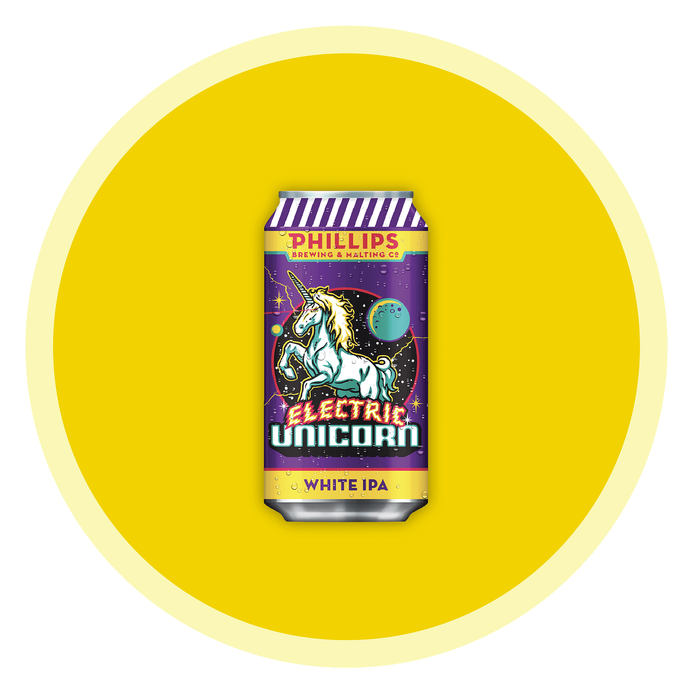 Electric Unicorn White IPA by Phillips Brewing Company